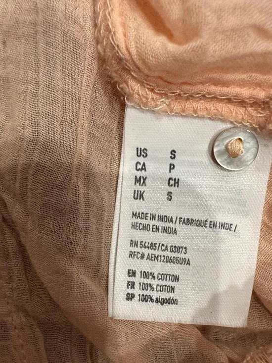 AMERICAN EAGLE Pale Pink Lace-Trim Camisole - Picture 9 of 11